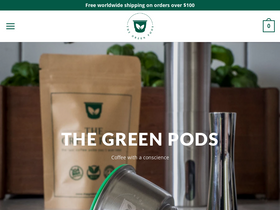 'thegreenpods.co.nz' screenshot