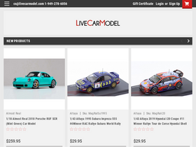 'livecarmodel.com' screenshot