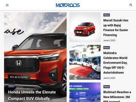'motoroids.com' screenshot