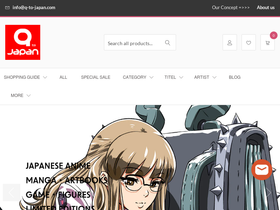 q-to-japan.com homepage screenshot