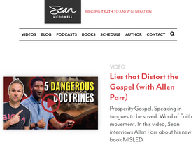 'seanmcdowell.org' screenshot