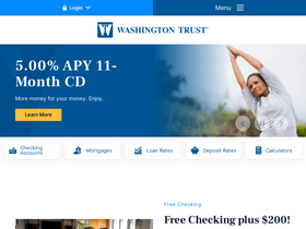 'washtrust.com' screenshot