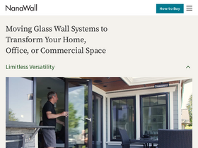 'nanawall.com' screenshot