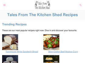 'talesfromthekitchenshed.com' screenshot