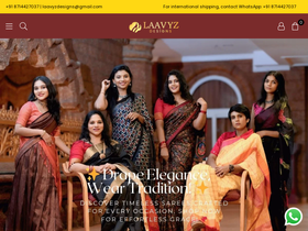 Laavyz Designs website screenshot