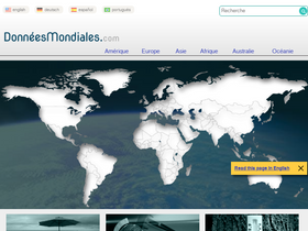 'donneesmondiales.com' screenshot
