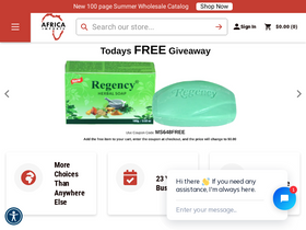 'africaimports.com' screenshot