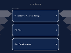 'sxpdf.com' screenshot