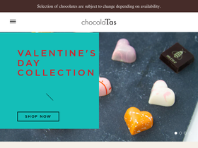 chocolatas.com homepage screenshot