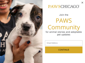 'pawschicago.org' screenshot