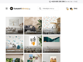 'luxusniobrazy.cz' screenshot