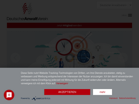 'anwaltverein.de' screenshot