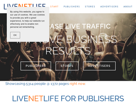'livenetlife.com' screenshot