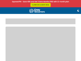 'crazystreamers.com' screenshot