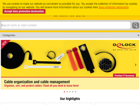 'delock.com' screenshot