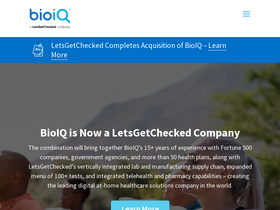 'bioiq.com' screenshot