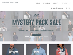 hausofgrey.com homepage screenshot