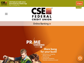 'csefcu.org' screenshot