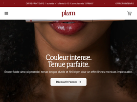 Weareplum homepage screenshot