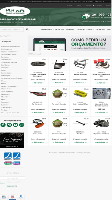 pecaslandrover.com