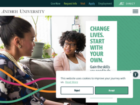 'antioch.edu' screenshot