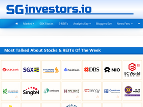 'sginvestors.io' screenshot