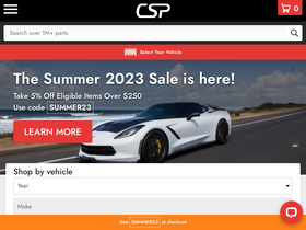 'cspracing.com' screenshot