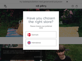 Softgallery homepage screenshot