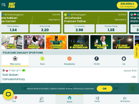 'betfan.pl' screenshot