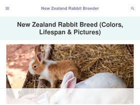 'newzealandrabbitclub.net' screenshot