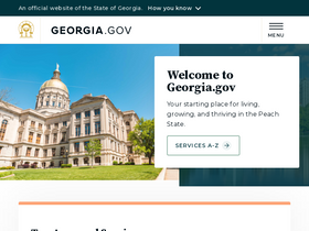 'georgia.gov' screenshot