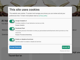 'al-injil.net' screenshot
