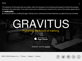 'gravitus.com' screenshot