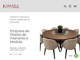 kamaracasa.com.mx homepage screenshot