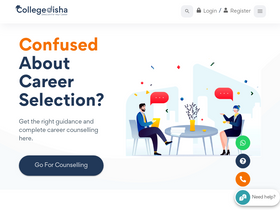 'collegedisha.com' screenshot