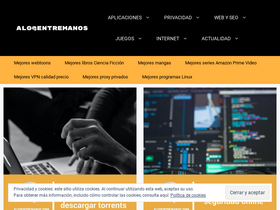 'algoentremanos.com' screenshot