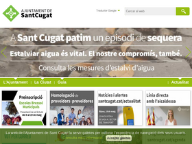 'santcugat.cat' screenshot
