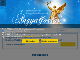 'angyalforras.hu' screenshot