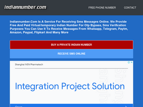 'indiannumber.com' screenshot