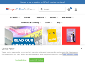 'harpercollins.co.uk' screenshot