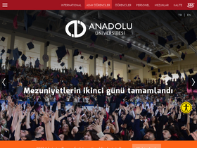 'aart.anadolu.edu.tr' screenshot