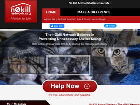 'nokillnetwork.org' screenshot