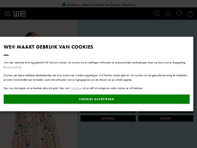 'wefashion.be' screenshot