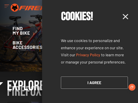 'firefoxbikes.com' screenshot