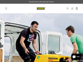 kaeser-maschine.com homepage screenshot