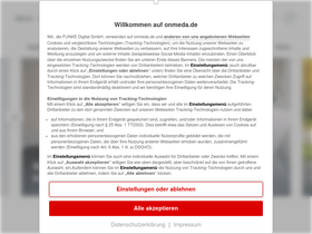 'onmeda.de' screenshot