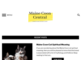 'mainecooncentral.com' screenshot