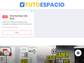 'tutoespacio.com' screenshot