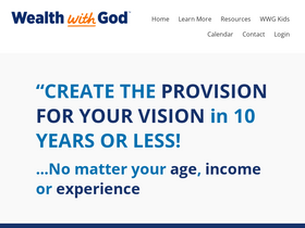 'wealthwithgod.com' screenshot