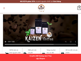 'quancaphe.vn' screenshot